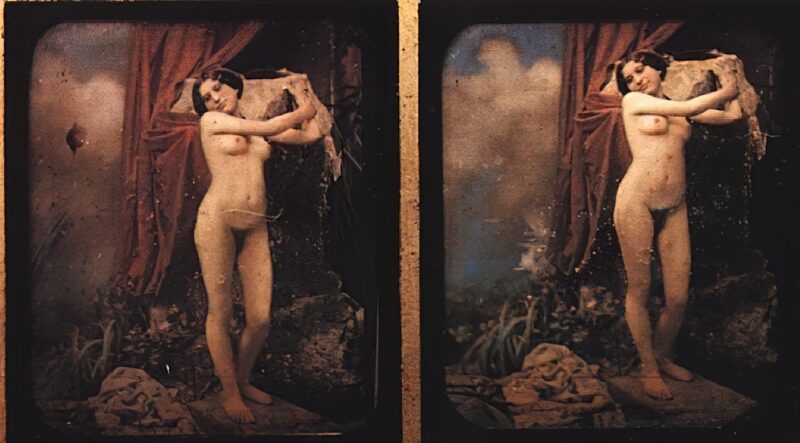 800px x 443px - Erotic Stereographic Daguerreotypes